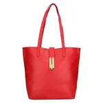 Dámská kožená kabelka Italia Ramira - červená