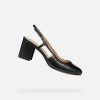 Čierne dámske lodičky Geox Virnilisa 65