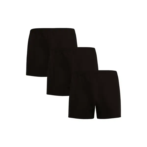 Nedeto 3PACK pánské trenky černé (3NDTT001) S