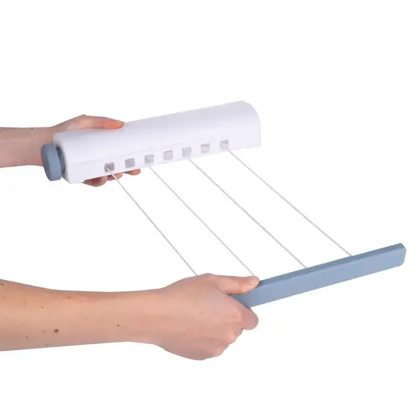 Alpina plastová 14m biela zaťahovacia šnúra na bielizeň-alpina