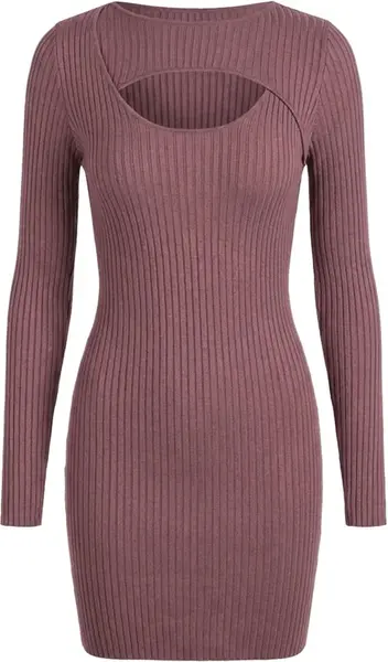 studioselect Šaty 'Nadia'  tmavohnedá