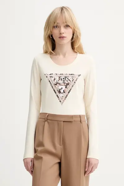 Tričko s dlouhým rukávem Guess LEO