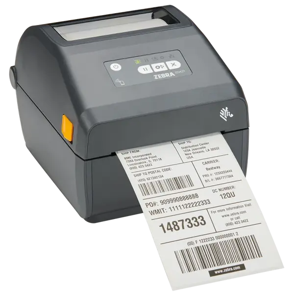 Zebra ZD421 ZD4A043-D0EX02EZ tiskárna štítků, 12 dots/mm (300 dpi), RTC, USB, USB Host, BT, Wi-Fi, USB