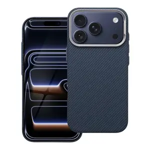 Pouzdro Case KEVLAR compatible with MagSafe pro Apple iPhone 17, modrá