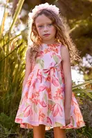 Dětské lněné šaty Mayoral