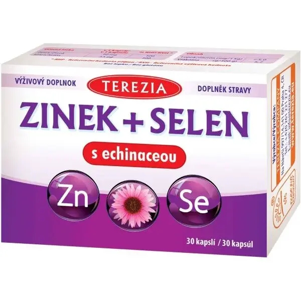 TEREZIA ZINOK + SELÉN S ECHINACEOU 30 CAPS Minerálny doplnok, , veľkosť