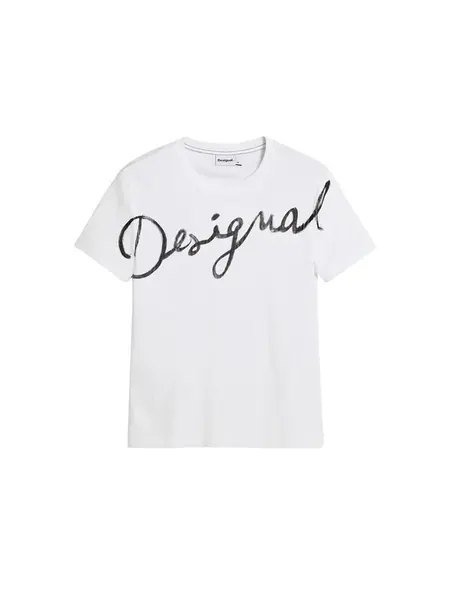 Desigual Tričko  čierna / biela