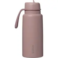 B.BOX BERRY SMOOTHIE 1 L Nerezová termofľaša so slamkou, hnedá, veľkosť 1 L