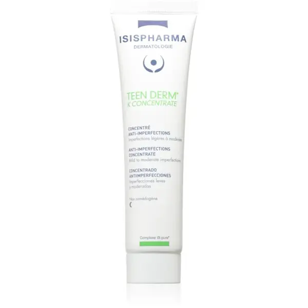 ISISPHARMA Teen Derm K Concentrate noční péče pro mastnou pleť se sklonem k akné 30 ml