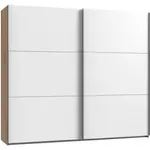 MID.YOU SKŘÍŇ S POSOUVACÍMI DVEŘMI, bílá, barvy dubu, 250/216/65 cm