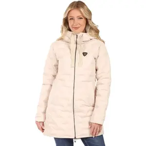 KILPI BELIZE Dámský zimní kabát, béžová, velikost