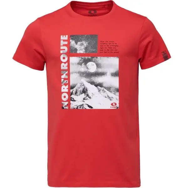 LOAP BOMTEN Pánské tričko, červená, velikost