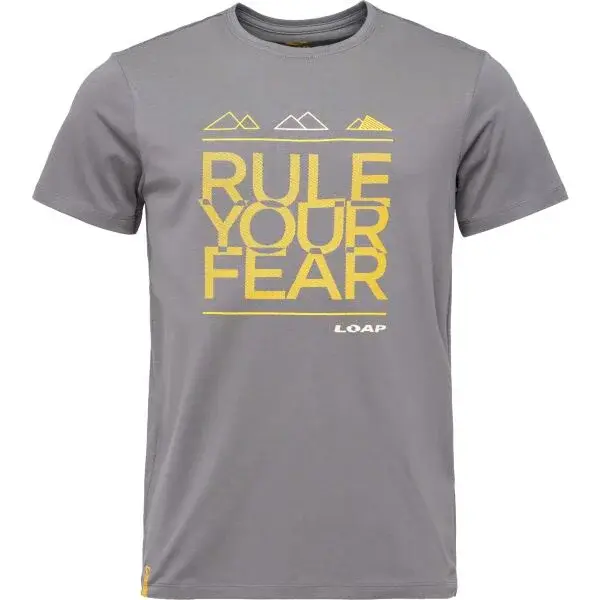 LOAP ALHAN Pánské tričko, šedá, velikost