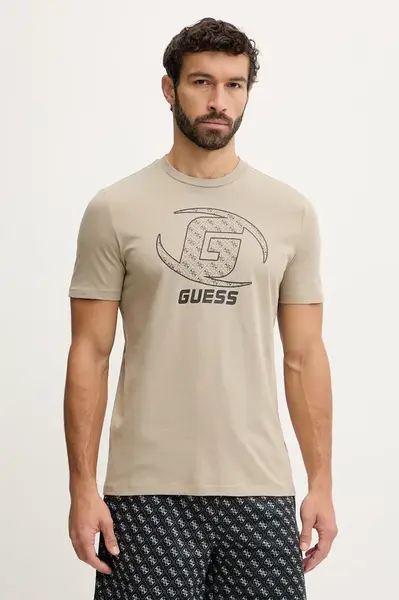 Guess Bavlněné tričko Guess KELE