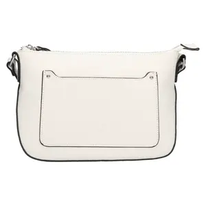 Kožená dámska crosbody kabelka Katana Dores - biela