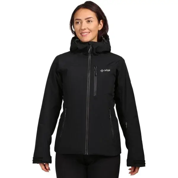 KILPI FLIP Dámská lyžařská bunda, černá, velikost