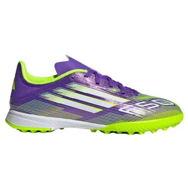 adidas F50 LEAGUE TF J Detské turfy, fialová, veľkosť 38 2/3