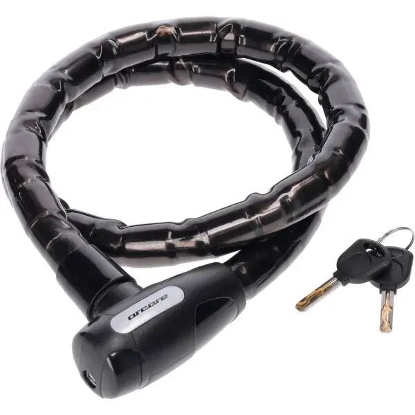 Arcore AL 5 Článkový zámok na bicykel, čierna, veľkosť