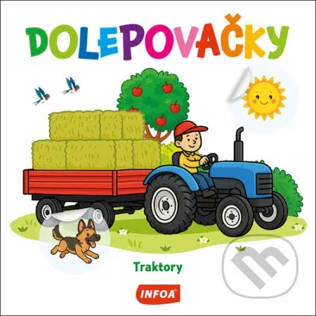 Dolepovačky - Traktory - kniha z kategorie Samolepky