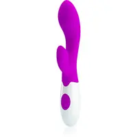 PRETTY LOVE Brighty vibrátor se stimulátorem klitorisu na baterie 20 cm