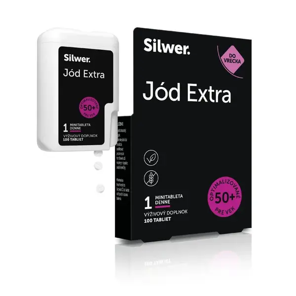 Silwer Jód Extra, minitablety v dvojbalení