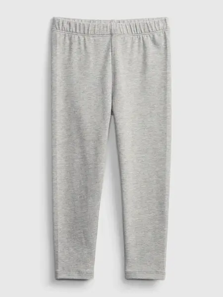GAP Detské legíny organic mix and match basic Šedá