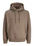 Jack & Jones Plus Sveter 'JJEStar'  mokka