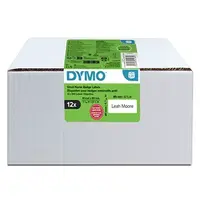 Dymo 2234183, 89mm x 41mm, na jmenovky, snímatelné, bílé, originální papírové štítky, 12 x 300 ks