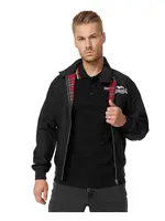 LONSDALE Prechodná bunda 'Acton'  čierna / biela