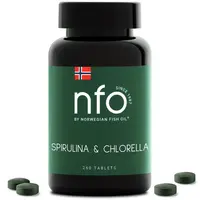 NFO Spirulina a chlorella tablety