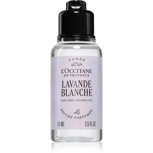 L’Occitane Lavande Blanche Perfumed Shower Gel upokojujúci sprchový gél 75 ml