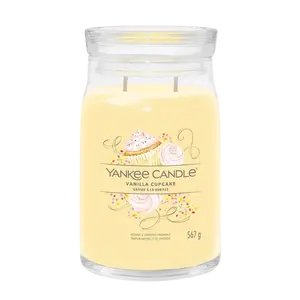 YANKEE CANDLE Vonná svíčka Signature Vanilla Cupcake 567 g