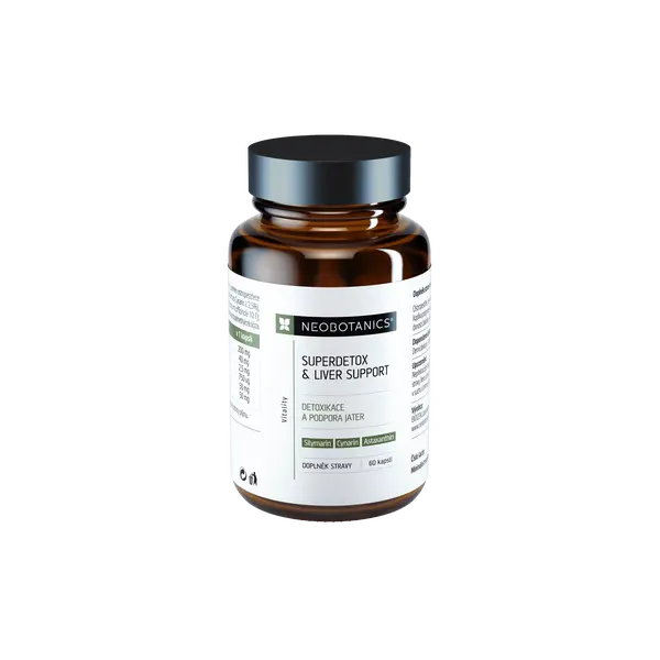 NEOBOTANICS Superdetox & Liver support 60 kapslí