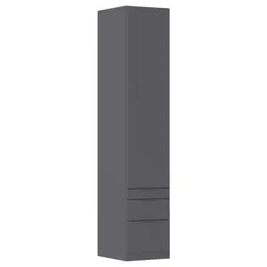 Rauch Möbel ŠATNÍ SKŘÍŇ S OTOČNÝMI DVEŘMI, šedá, 47/229/54 cm