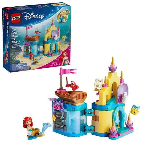 LEGO® Disney™ 43285 Ariel a její kouzelný miniaturní palác