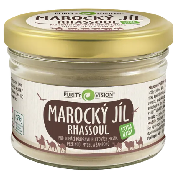 PURITY VISION Rhassoul - Marocký jíl 450 g