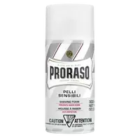 PRORASO Pěna na holení pro citlivou pokožku se zeleným čajem White 300 ml