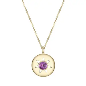 Glanzstücke München Retiazka  zlatá / tmavofialová