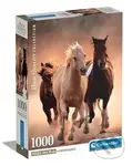 Puzzle Běžící koně - puzzle z kategorie Zvířata