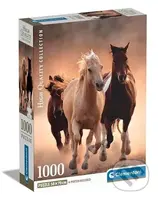Puzzle Běžící koně - puzzle z kategorie Zvířata