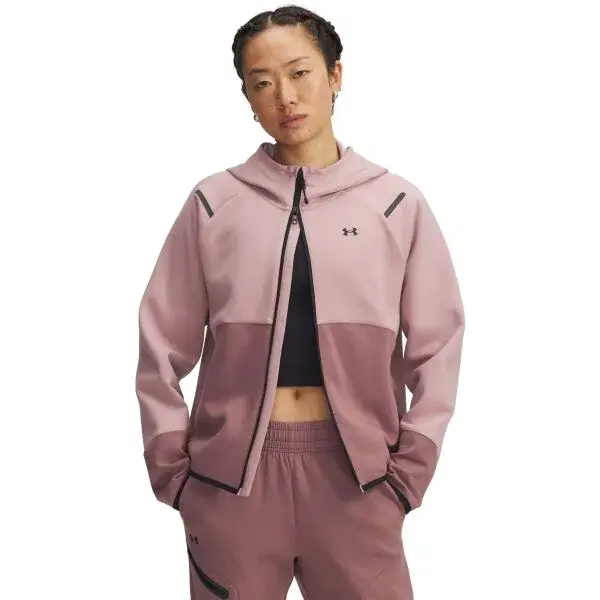 Under Armour UNSTOPPABLE Dámská mikina, růžová, velikost S