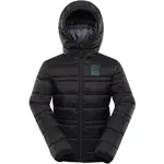 ALPINE PRO DOUWO Dětská zimní bunda, černá, velikost 116-122