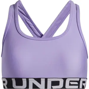 Under Armour CROSSBACK BRA Dívčí podprsenka, fialová, velikost L