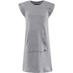 ALPINE PRO HUDERO Dětské letní šaty, šedá, velikost 128-134