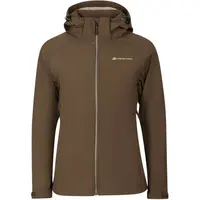 ALPINE PRO HOORA Dámská softshellová bunda, hnědá, velikost