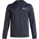 Under Armour ARMOUR FLEECE PRO UTILITY Chlapecká mikina, tmavě šedá, velikost L