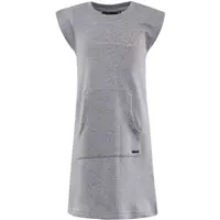 ALPINE PRO HUDERO Detské letné šaty, sivá, veľkosť 140-146