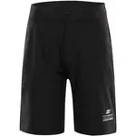 ALPINE PRO BAKO Detské športové krátke nohavice, čierna, veľkosť 152-158