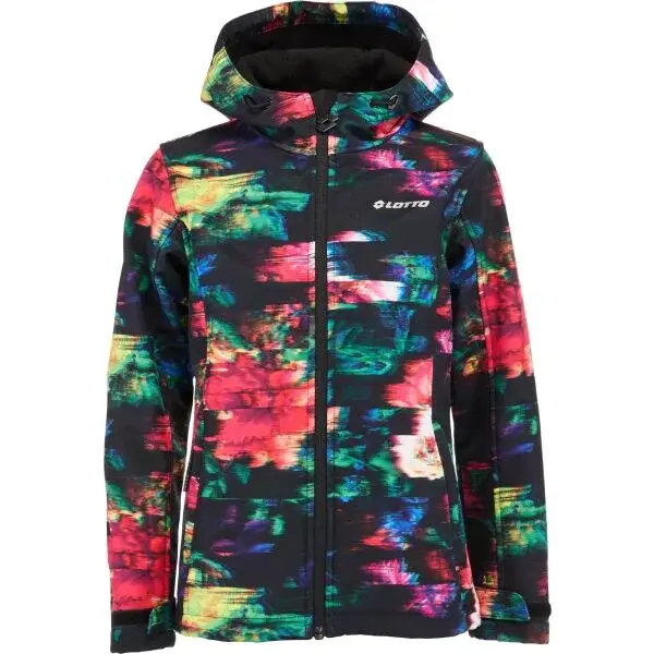 Lotto KARI Dievčenská softshellová bunda, mix, veľkosť 128-134