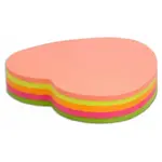 Samolepicí bloček sticky notes 45x50mm srdce